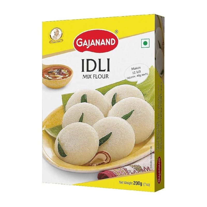 Gajanand Rava Idli Mix Flour, 200 g (Pack of 2)-1.webp